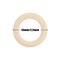 50 PCS Unfinished Wooden Rings for Crafts, Natural Wood Rings for DIY Without Paint, Wooden Rings for Macrame, Jewelry Making 55mm/2.2inch